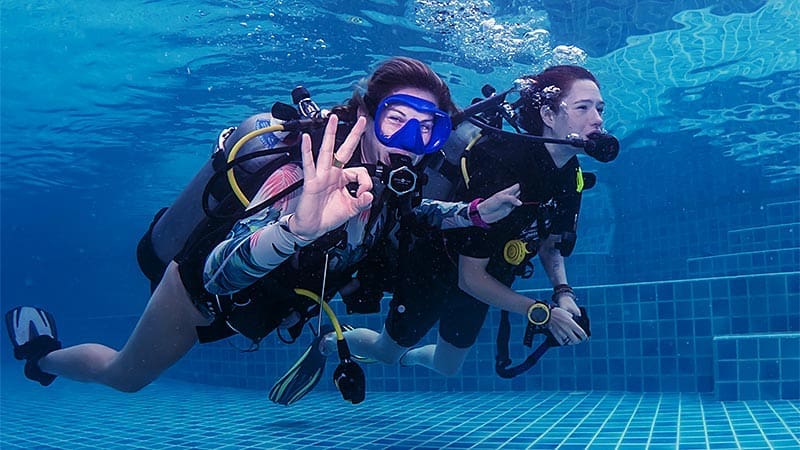 Open Water Diving Course with Sairee Cottage Diving on Koh Tao.