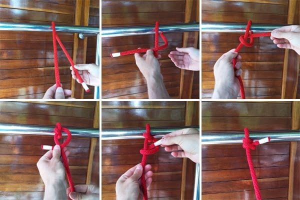 How To Tie Two Half Hitches