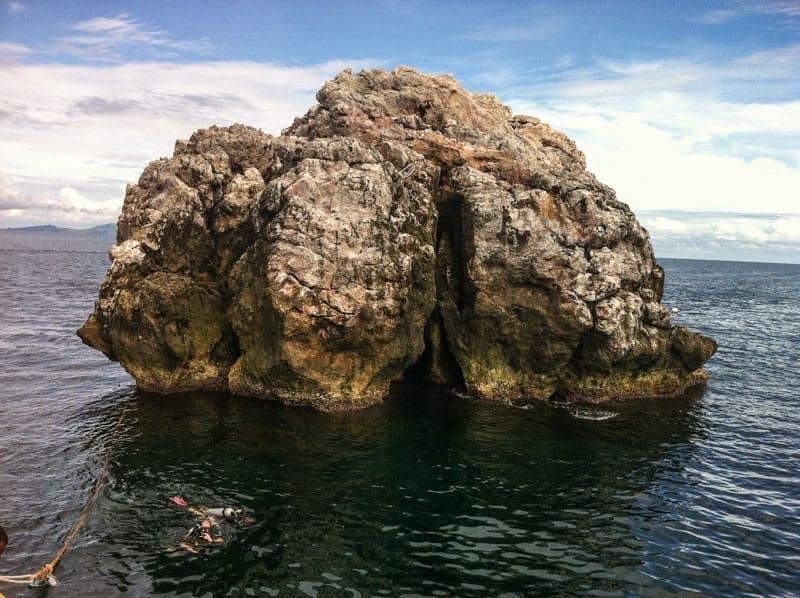 Sail Rock - where the ocean turns into a living cloud of fish 