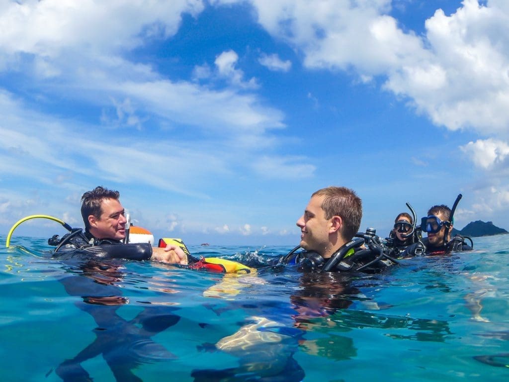 Marcel van den Berg Teaching IDC Open Water Presentations